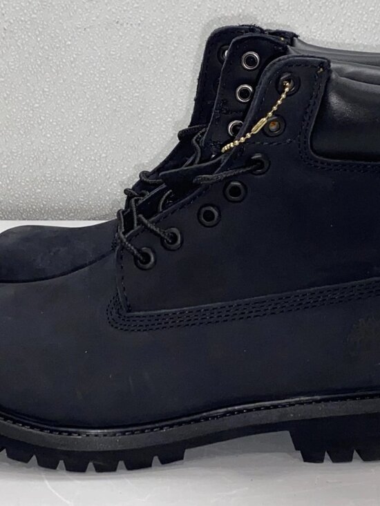 Timberland Men\'s US 9.5 MM 6Inch Premium Waterproof Boot TBO10061 Black Nubuck